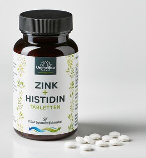 Zink+Histidin - 400 Tabletten - von Unimedica