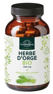 Herbe d'orge BIO - 500 mg - 180 gélules - par Unimedica