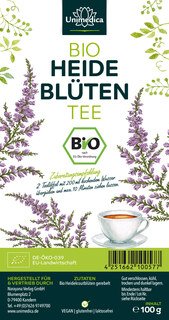 Organic heather blossom tea (Erika blossoms) - 100 g - by Unimedica