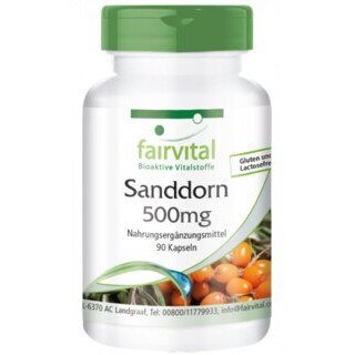 Sanddorn 500 mg - 90 Kapseln/