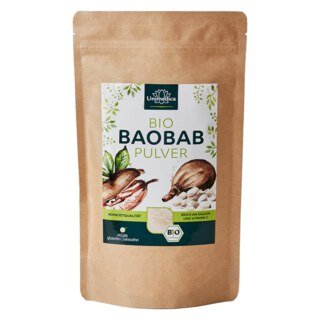 Poudre de baobab 100g naturelle pour boissons et cuisine