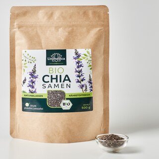 Bio Chia Samen - naturbelassen - 500 g - von Unimedica