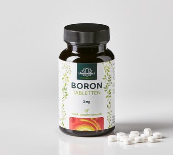 Bor - 3 mg pro Tagesdosis (1 Tablette) - 365 Tabletten - von Unimedica