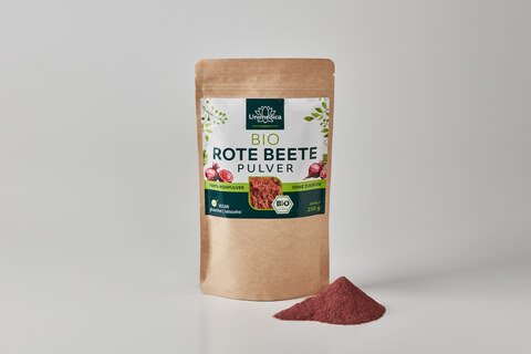 Bio Rote Beete Pulver - aus Italien - 250 g - von Unimedica