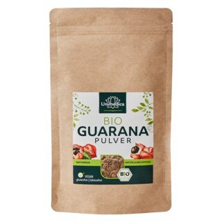 Bio Guarana Pulver - Kaffee-Alternative mit natürlichem Koffein - 100 g - von Unimedica