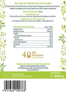 Bio Kakao Nibs - 300 g - von Unimedica