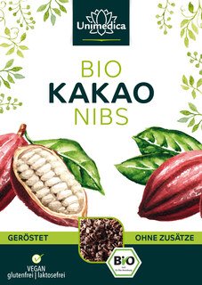 Bio Kakao Nibs - 300 g - von Unimedica
