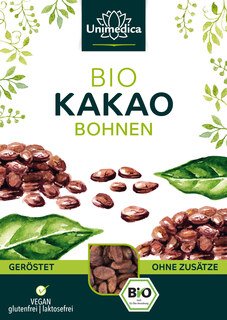Bio Kakaobohnen - 300 g - von Unimedica