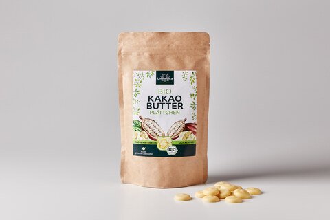 Galets de beurre de cacao bio - 300 g - par Unimedica