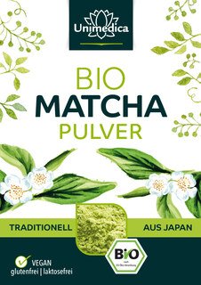 Organic Matcha powder - traditional Japanese green tea - 100 g - from Unimedica