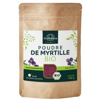 Poudre de myrtille sauvage BIO