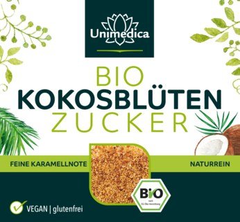 BIO Kokosblütenzucker - naturrein - 500 g - von Unimedica