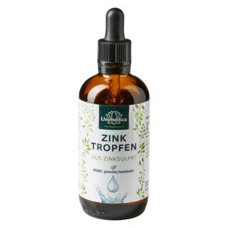 Zink Tropfen aus Zinksulfat - 15 mg pro Tagesdosis - 100 ml - von Unimedica/ Zink Tropfen aus Zinksulfat - 15 mg pro Tagesdosis - 100 ml - von Unimedica/