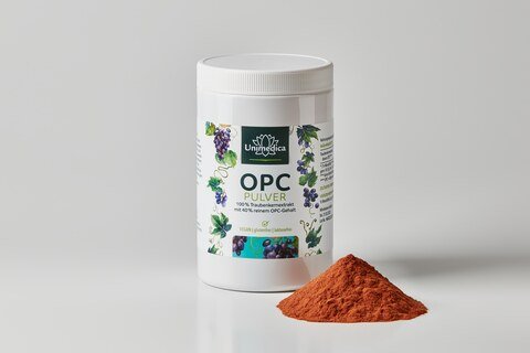 OPC Pulver - 40 % OPC Gehalt  - 500 g -  von Unimedica - Mindesthaltbarkeitsdatum: 31.05.2025