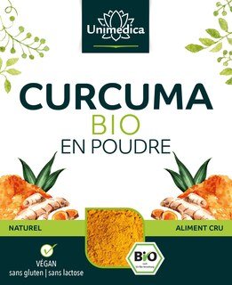 Curcuma en poudre - bio - 500 g - par Unimedica