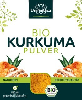 Bio Kurkuma Pulver - 500 g - von Unimedica
