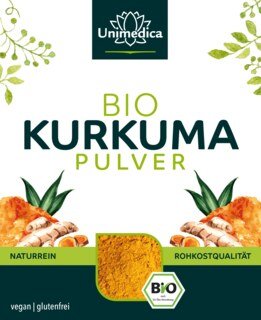 Organic turmeric powder - 500 g - from Unimedica