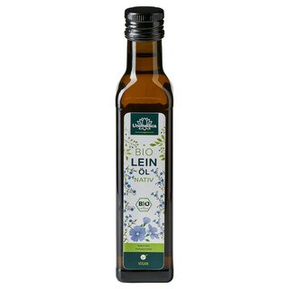 Bio Leinöl nativ - kaltgepresst - mit Alpha-Linolensäure - 250 ml - von Unimedica/