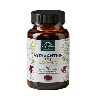 : Astaxanthin - AstaPure® - 4 mg (1 Kapsel) - 60 Softgelkapseln - von Unimedica