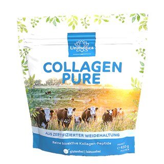 : Collagen Pure - Kollagenprotein - aus zertifizierter Weidehaltung - 450 g Pulver - von Unimedica