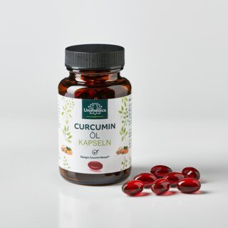 Curcumin Öl aus Kurkuma - 500 mg - 60 Softgelkapseln - von Unimedica