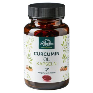 : Curcumin Öl - Mizellen Kurkuma - 500 mg pro Tagesdosis ( 1 Kapsel) - 60 Softgelkapseln - von Unimedica