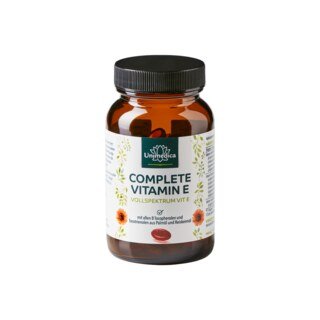 Vitamin E Complete - Vollspektrum - 237 mg - 60 Softgelkapseln - von Unimedica/