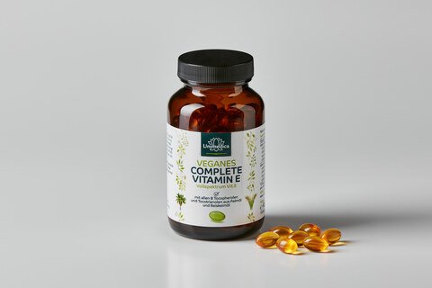 Vitamin E - Veganes Complete - 237 mg pro Tagesdosis - 120 Kapseln - von Unimedica