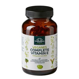 Vitamin E - Veganes Complete - 237 mg pro Tagesdosis - 120 Kapseln - von Unimedica/