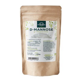 D-Mannose - 2000 mg pro Tagesdosis (1 Messlöffel) - 200 g Pulver - von Unimedica/