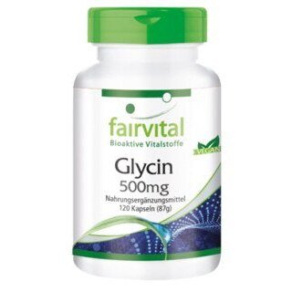 Glycin 500 mg - 120 Kapseln/