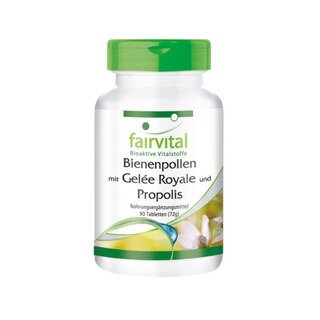Bienenpollen mit Gelée Royale und Propolis - 90 Tabletten/ Bienenpollen mit Gelée Royale und Propolis - 90 Tabletten/