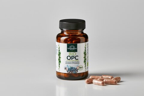 Bio OPC - mit 30 % reinem OPC Gehalt - hochdosiert - 60 Kapseln - von Unimedica