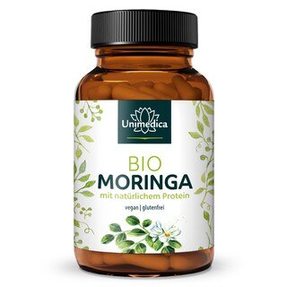Moringa BIO - 1350 mg par dose journalière (3 gélules) - 120 gélules - Unimedica/