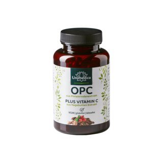 OPC Pinienrinden Extrakt - 500 mg - davon 475 mg OPC - 120 Kapseln - von Unimedica
