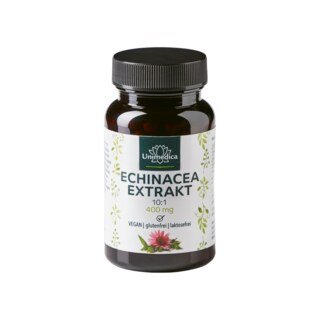 Extrait d'échinacée 10:1 - 400 mg - 90 gélules - Unimedica/ Extrait d'échinacée 10:1 - 400 mg - 90 gélules - Unimedica/