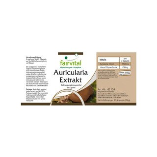 Auricularia Extrakt - 90 Kapseln