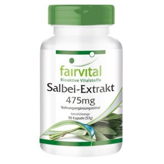Salbei Extrakt 475 mg - 90 Kapseln/