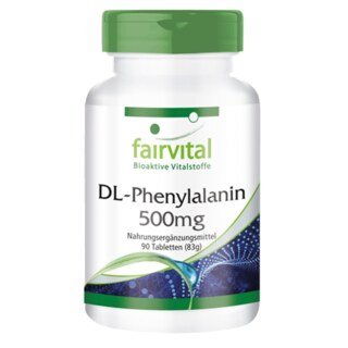 DL-Phenylalanin 500 mg - 90 Tabletten/