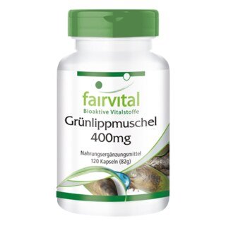 Grünlippmuschel 400 mg - 120 Kapseln/