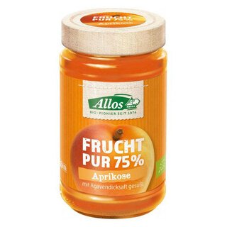 Frucht Pur 75 % Aprikose Bio - Allos - 250 g