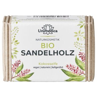 Organic sandalwood soap - 100 g - by Unimedica/