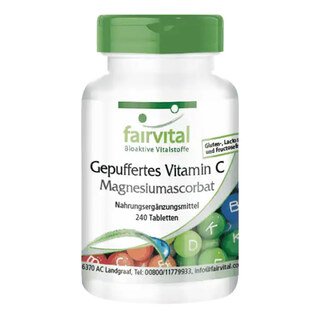 Gepuffertes Vitamin C als Magnesiumascorbat - 240 Tabletten/
