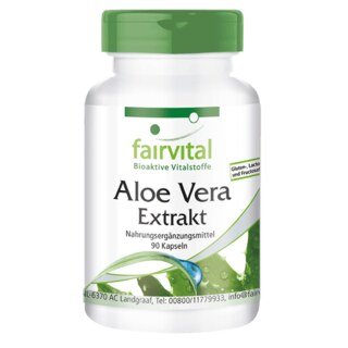 Aloe Vera Extrakt - 90 Kapseln/