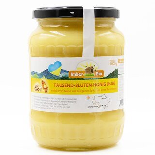 Roher Tausend-Blüten-Honig - Imker Pur - 1 kg