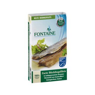 Bücklingsfilet in Bio-Sonnenblumenöl - Fontaine - 190 g/