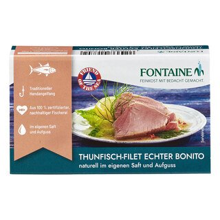 Thunfisch-Filet - Echter Bonito Naturell - Fontaine - 120 g/