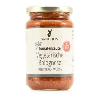 Tomatensauce Vegetarische Bolognese Bio - Sanchon - 330 ml/