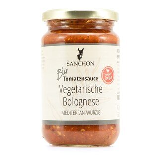 Tomatensauce Vegetarische Bolognese Bio - Sanchon - 330 ml