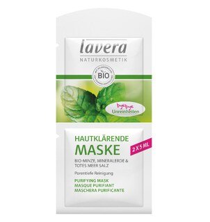 Lavera Hautklärende Maske - 2 x 5 ml